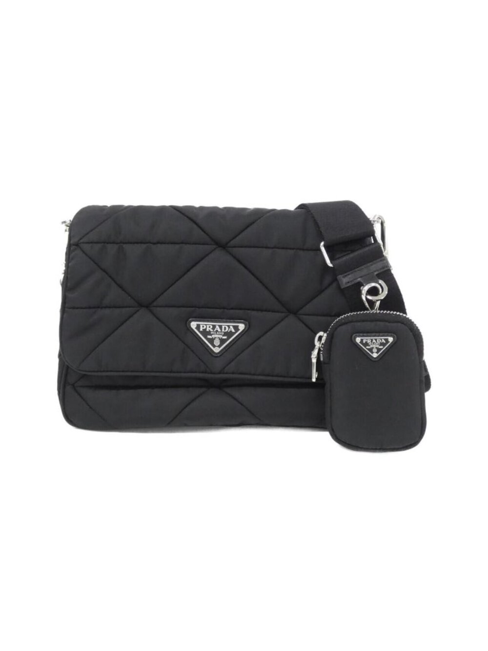 Prada Shoulder Bag Silver